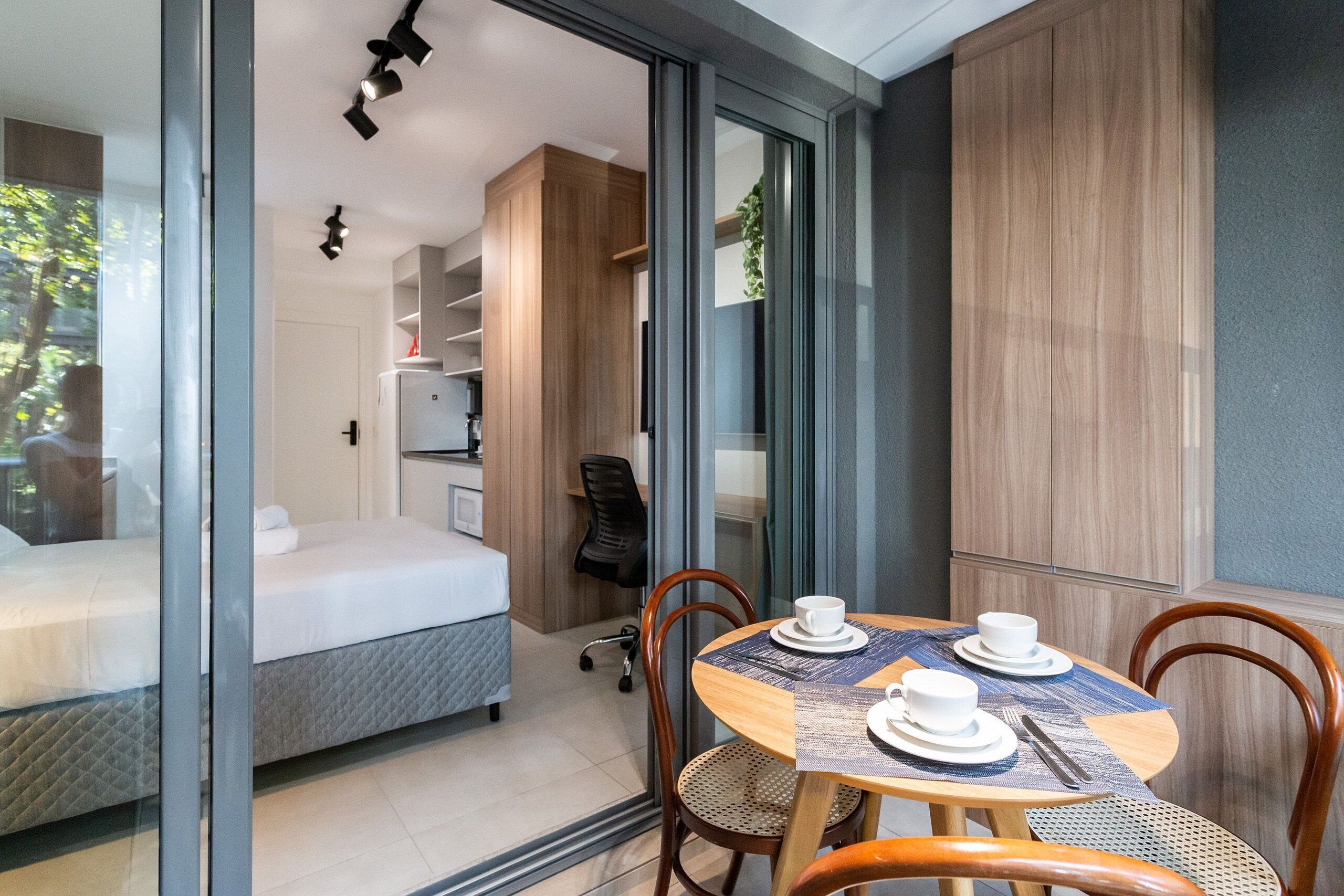 Comfort-studiolejlighed | Hawaiiansk terrasse