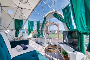 Comfort Tent | 2 bedrooms, hypo-allergenic bedding, memory foam beds