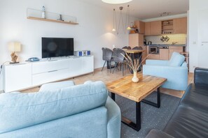 Unclassified image, 4 of 26, button - Comfortable vacation apartment Residenz am Strand 1-11 in the first row to the Baltic Sea - (Zingst)