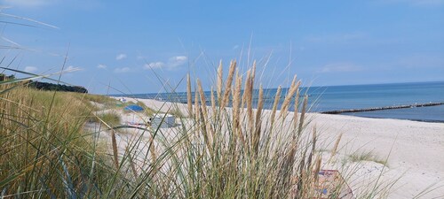 Modern apartment in the first row on the beach of Zingst with balcony - Residence