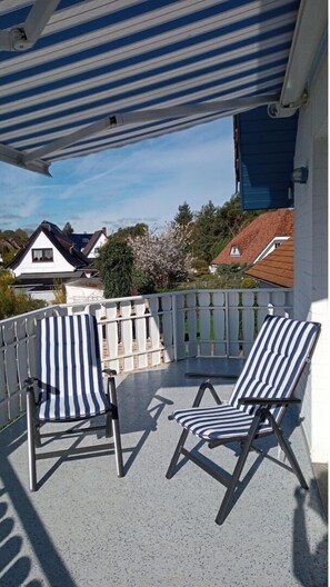 Terrace/patio - Apartment Giesen - Cozy vacation apartment near the beach! (Zingst)