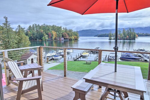 Lakefront Bolton Retreat w/ Balcony + Views!