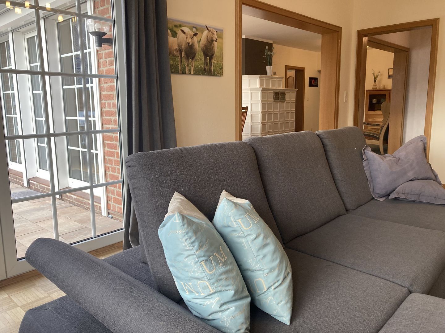 TV, DVD player, stereo