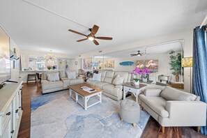 Smart TV, video games, DVD player, books - Wake to Waves, Watch Rockets Soar: Your Dreamy Oceanfront Condo Awaits (Cocoa Beach)
