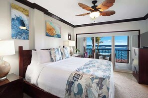 2 bedrooms, iron/ironing board, travel cot, free WiFi - A402 - Corner Oceanfront Penthouse Suite - Amazing Pool, Lazy River, Beach & AC! (Kapaa)