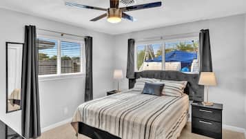 2 bedrooms, desk, iron/ironing board, free WiFi