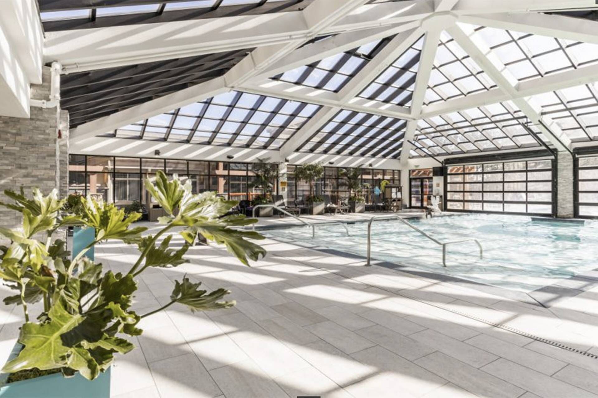 Indoor pool, a heated pool