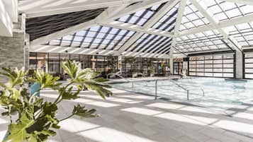 Indoor pool, a heated pool