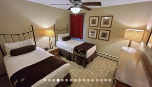 2 habitaciones, tabla de planchar con plancha y wifi gratis 