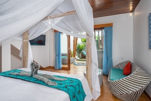 2 bedrooms, free WiFi, bed sheets - The Secret Jungle Villas Berawa (Canggu)