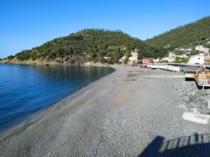 En la playa 