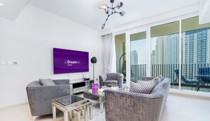 Comfort Apartment | Living area - Dream Inn Apartments - Creek Harbour (Dubai)
