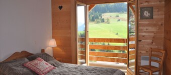 chalet mitoyen vue imprenable 10 personnes