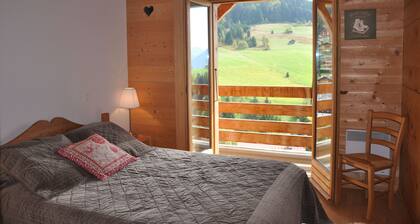 semi-detached chalet with breathtaking view sleeps 10