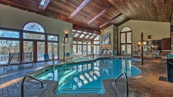 Indoor pool, a heated pool