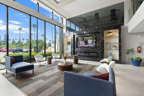 Lobby sitting area