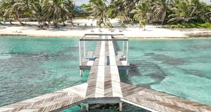 Tropical Beachfront Villa Azul with Private Staff