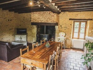 Dining - Bucolic rural cottage near abbey - 7 guests (Rouez)
