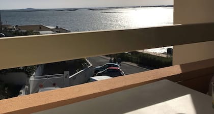 Air-conditioned apartment in Balaruc-les-Bains with balcony, parking, and pets allowed