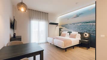 Familie studio | Een kluis op de kamer, individueel gedecoreerd, individueel gemeubileerd