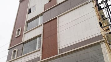 Fassade der Unterkunft