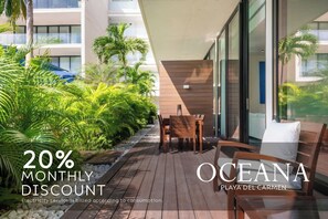Outdoor dining - Playa del Carmen Beach Getaway w/ Beach Access (Solidaridad)