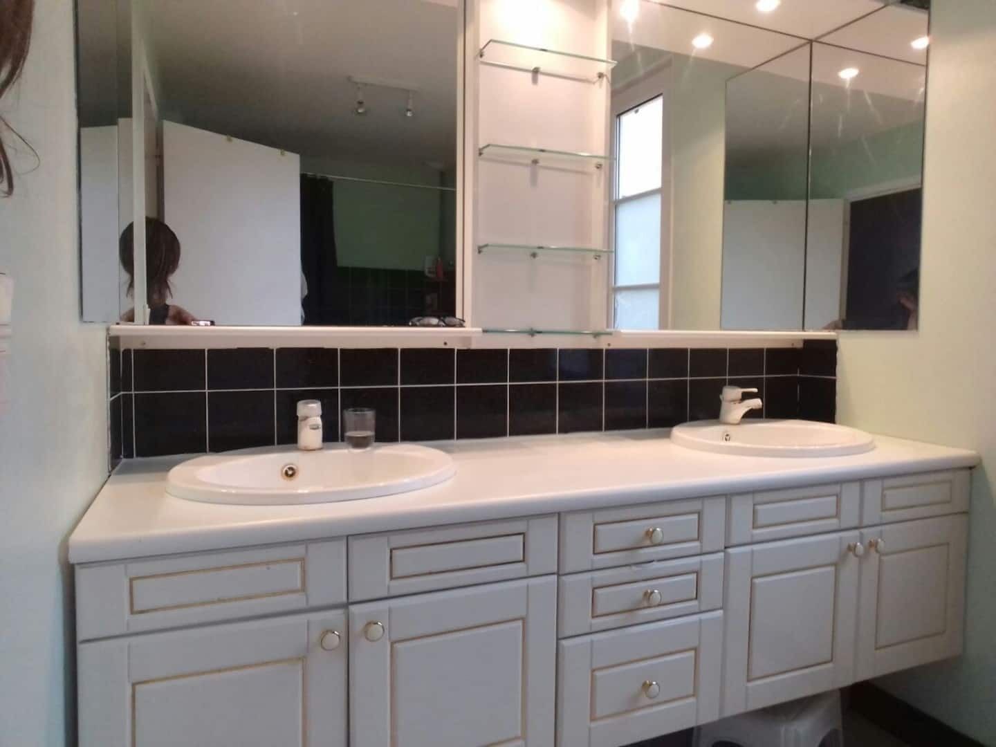 Badkar, hårtork och toalettpapper