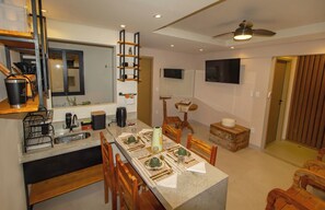 Deluxe Apartment, 2 Bedrooms | Living area - Terra Bella Pousada (Cairu)