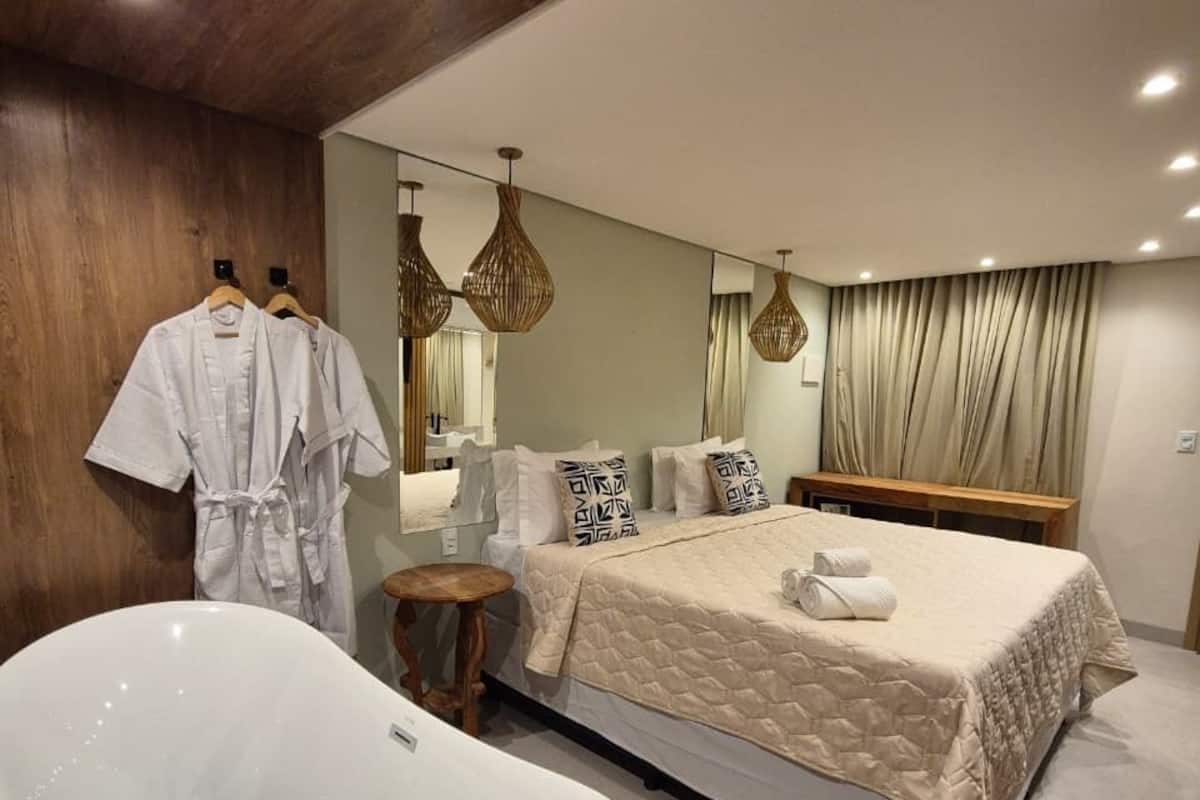 Leilighet – deluxe, 2 soverom | Wi-fi (inkludert) og sengetøy