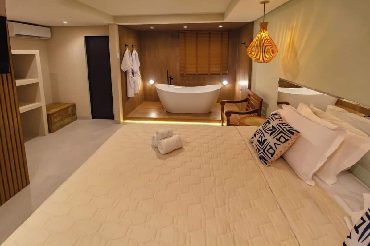 Apartamento Deluxe, 1 habitación | Wifi gratis y ropa de cama