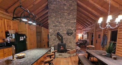 Private Mountain Log Home