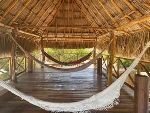 Terrace/patio - Charming ocean front property without crowds (Piojo)