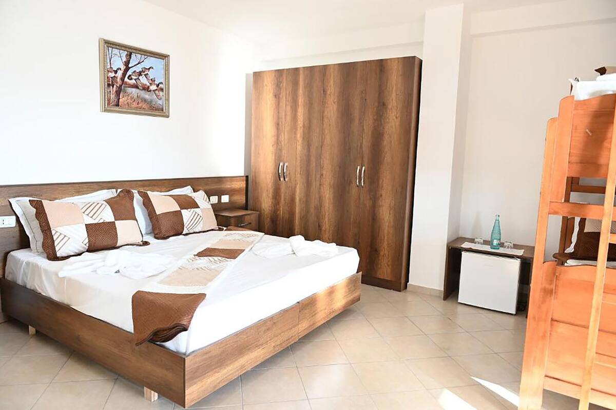 Chambre Familiale, vue mer