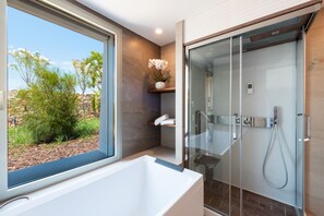 Bathtub, hair dryer