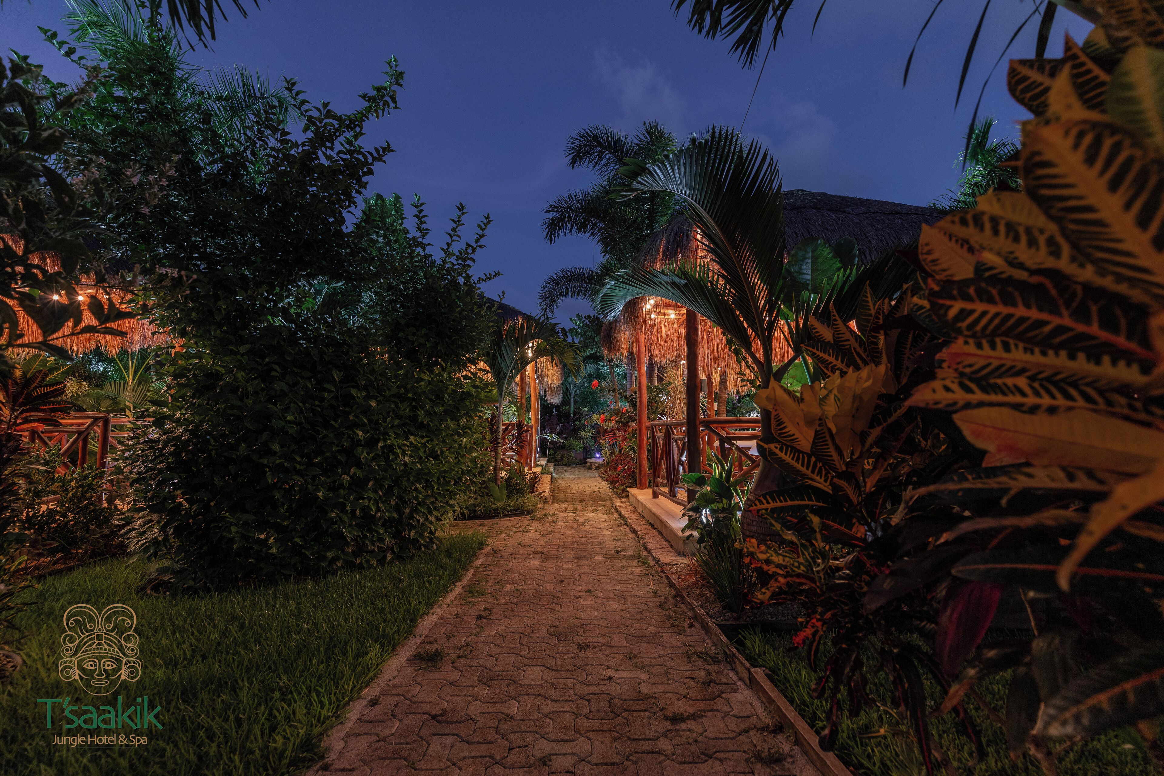 outdoor banquet area