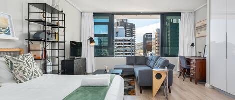 1 chambre, coffres-forts dans les chambres, fer et planche à repasser