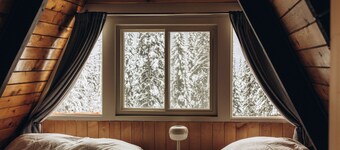 Slope-Side Bliss: A-Frame Haven with Private Hot Tub (Sleeps 7)