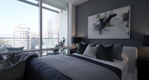 2 soverom, strykejern/-brett, reiseseng for barn og wi-fi (inkludert)