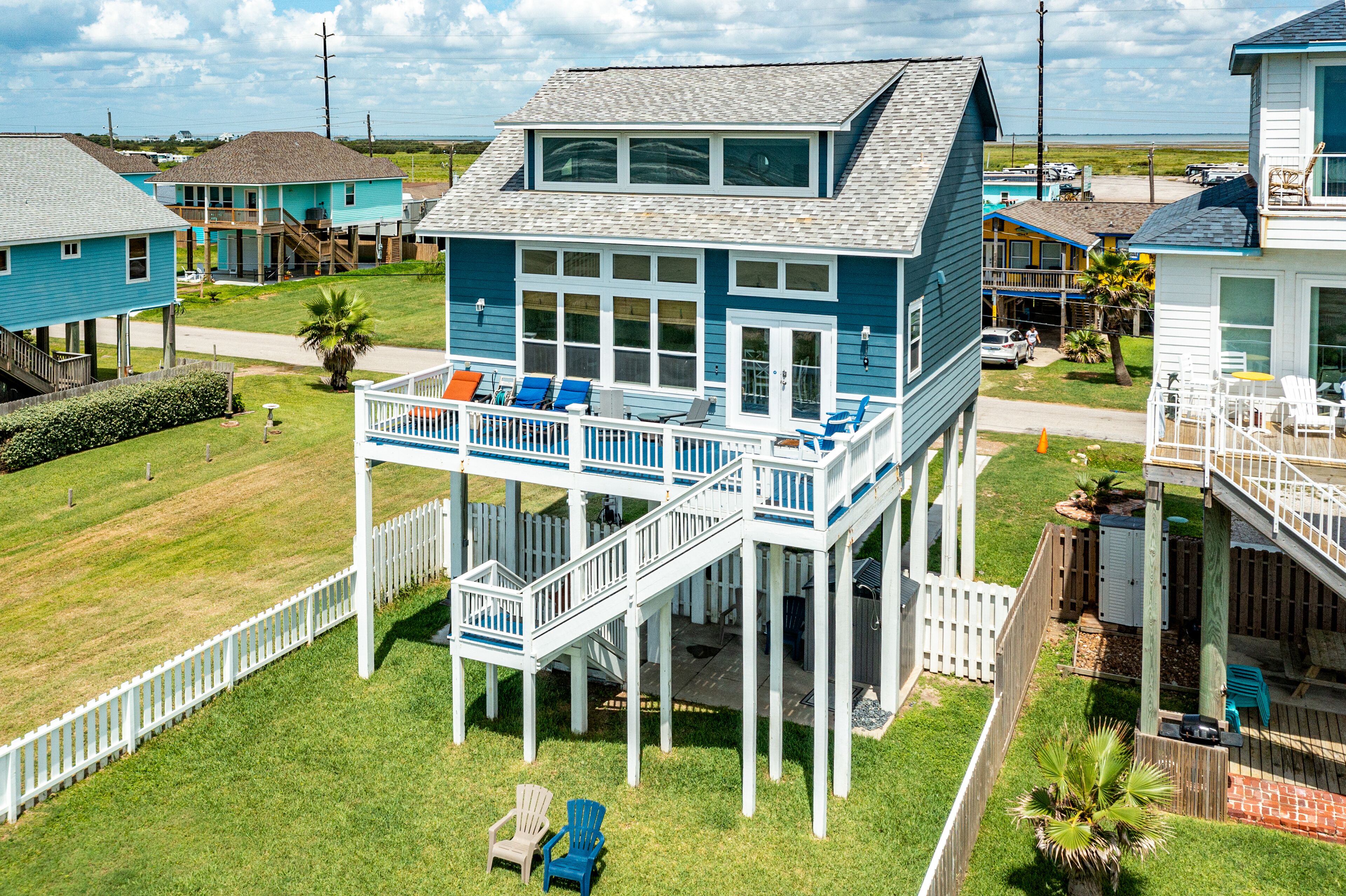 Fresh Updates! Dog Friendly Beachfront Home w/ Window Seats - Steps from Beach