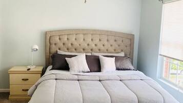 3 chambres, fer et planche Ă repasser, Wi-Fi, draps fournis