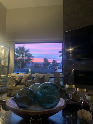 Utsikt fra overnattingsstedet