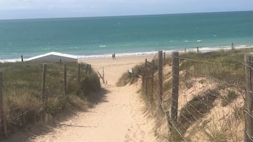 Vlak bij het strand