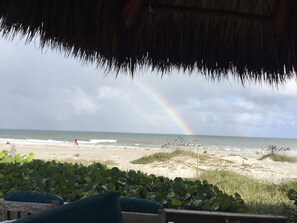 On the beach, sun-loungers, beach towels - RELAX…Direct Ocean Private Playground (Cocoa Beach)