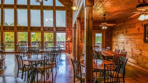 Bring the Cats and the Kids Room | Living area | 60-inch Smart TV with satellite channels, TV, fireplace - Grandview Experience Lodge (Spencer)