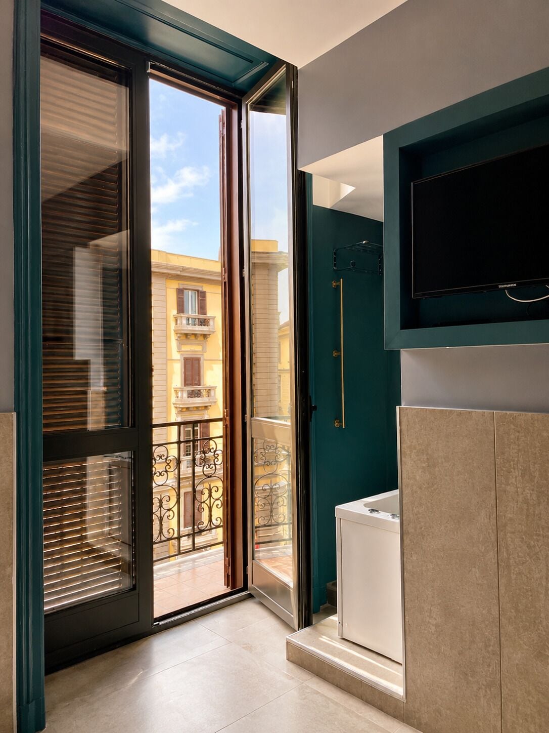Habitación Deluxe, no fumadores, vistas a la ciudad | Balcón