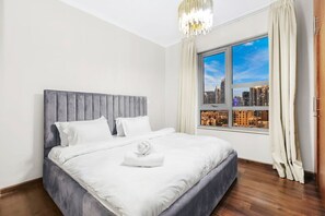 2 bedrooms, iron/ironing board, travel crib, WiFi