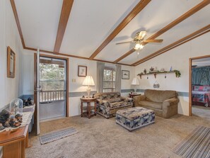 Cabin, Multiple Beds, Patio | Interior