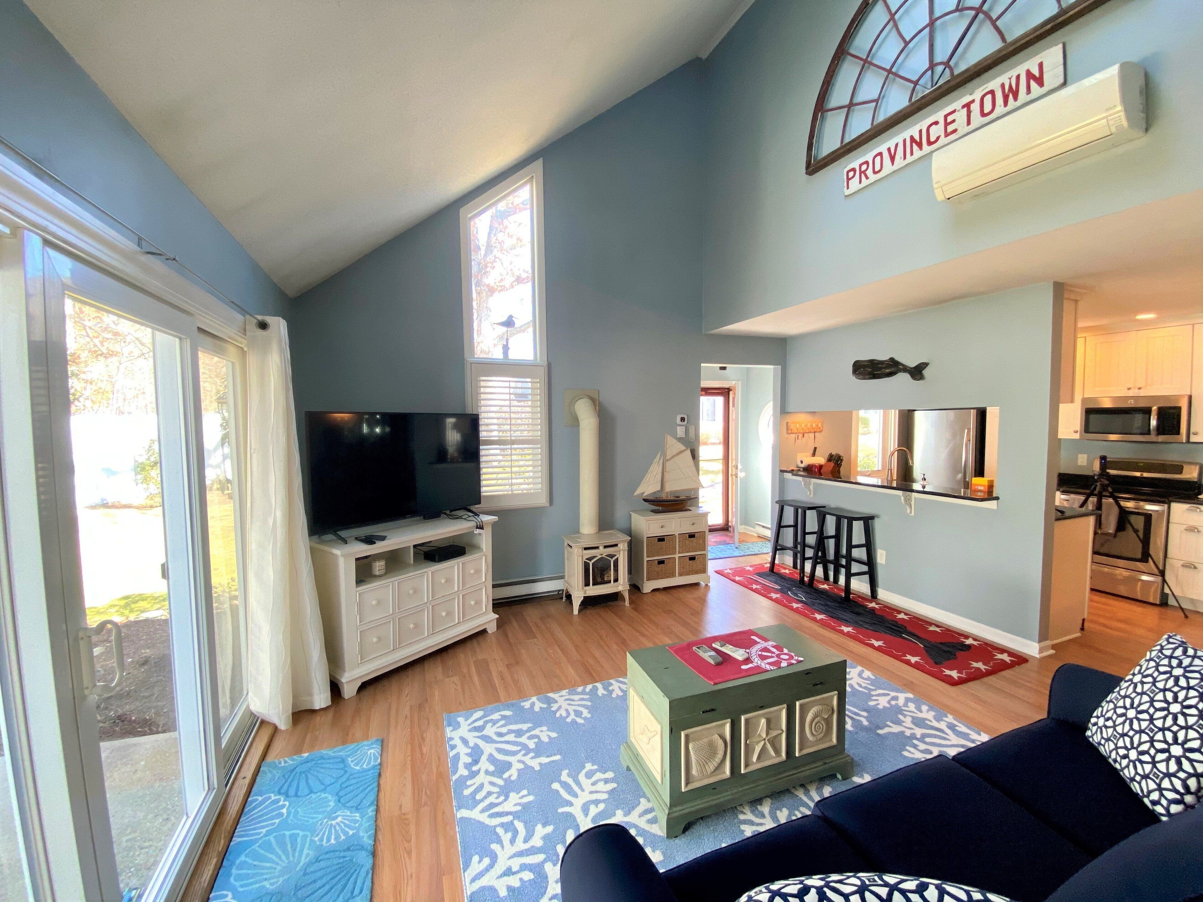 Well-lit townhouse located in a private setting of Howland Village with Pergo flooring and A/C.