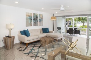 TV - 232B South Finger, Waterfront Villa, Jolly Harbour (Jolly Harbour)