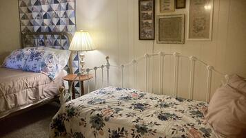 2 bedrooms, iron/ironing board, travel crib, free WiFi